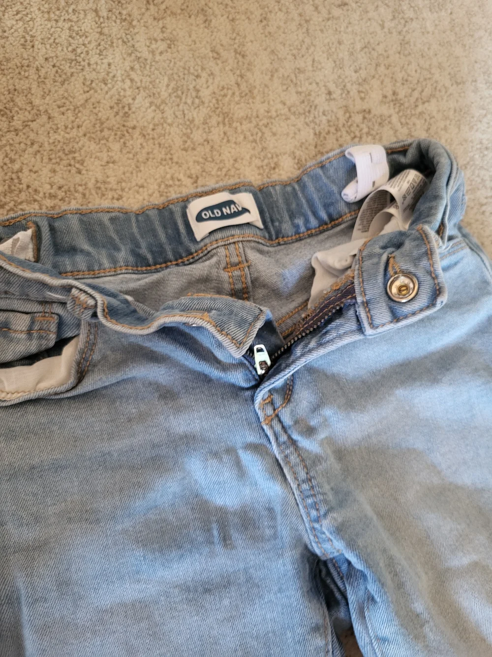 Old Navy Light Blue Denim Kids Shorts